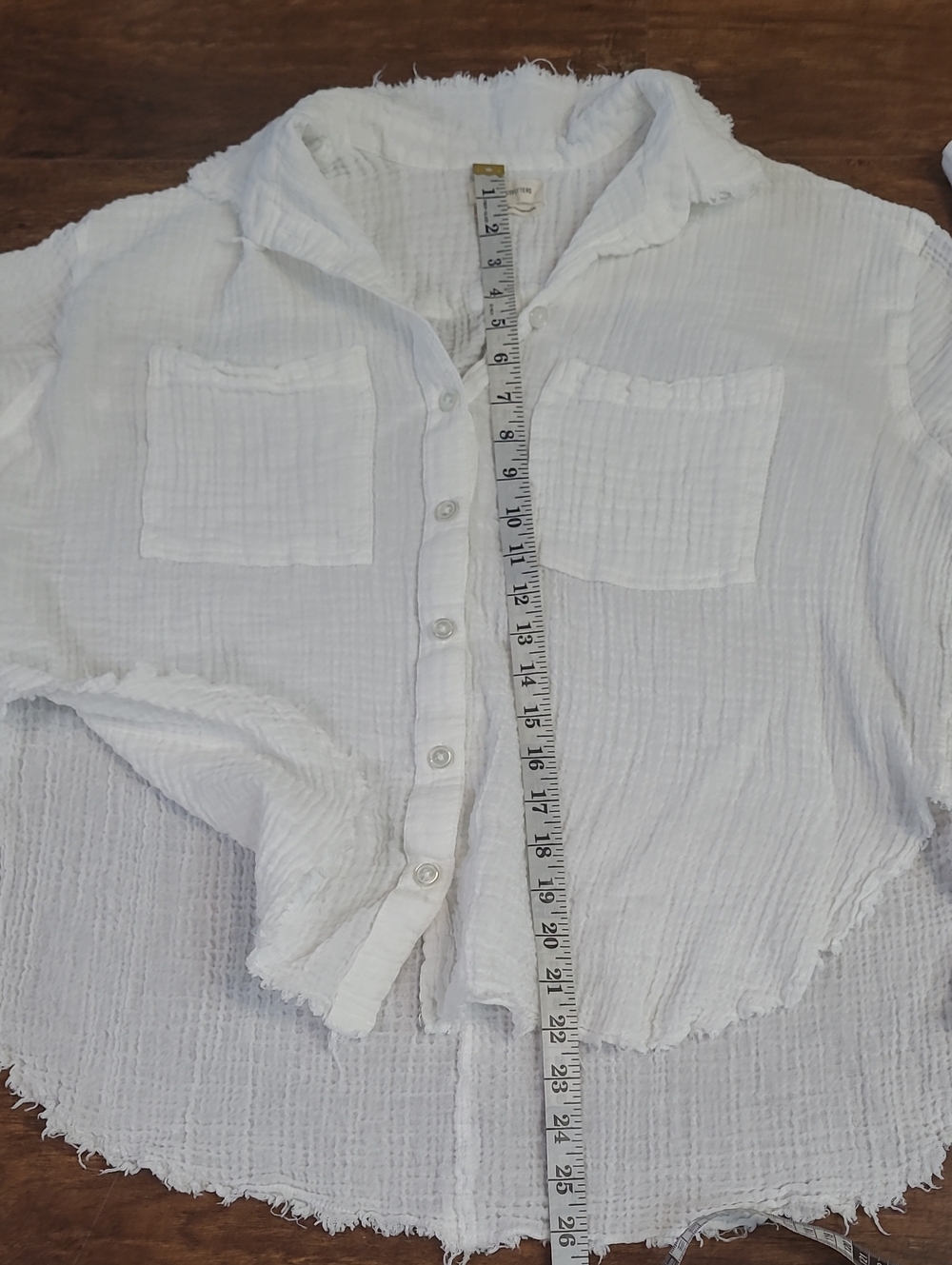 Urban Outfiters White 2ps Set Lightweight Beachy Vacation Gauze 100% Cotton Med - Picture 6 of 14